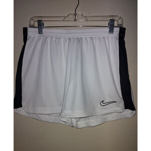 Nike Dri-FIT Women's Shorts Medium Athletic 4" Academy 23 Soccer Training White